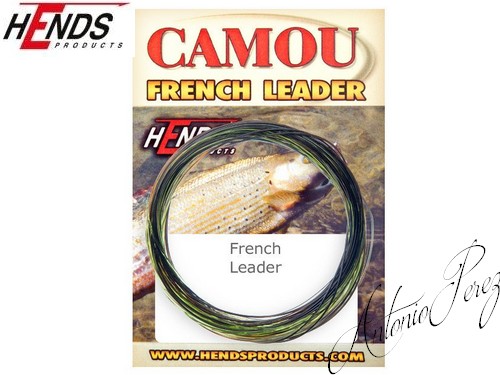 Bas de ligne Camouflage French Leader HENDS 3,50m / Diam 0,53-0,18